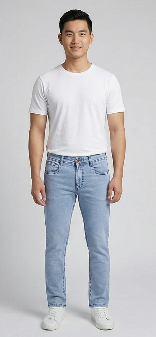 Men’s Signature V-Stitch Slim-Fit Jeans