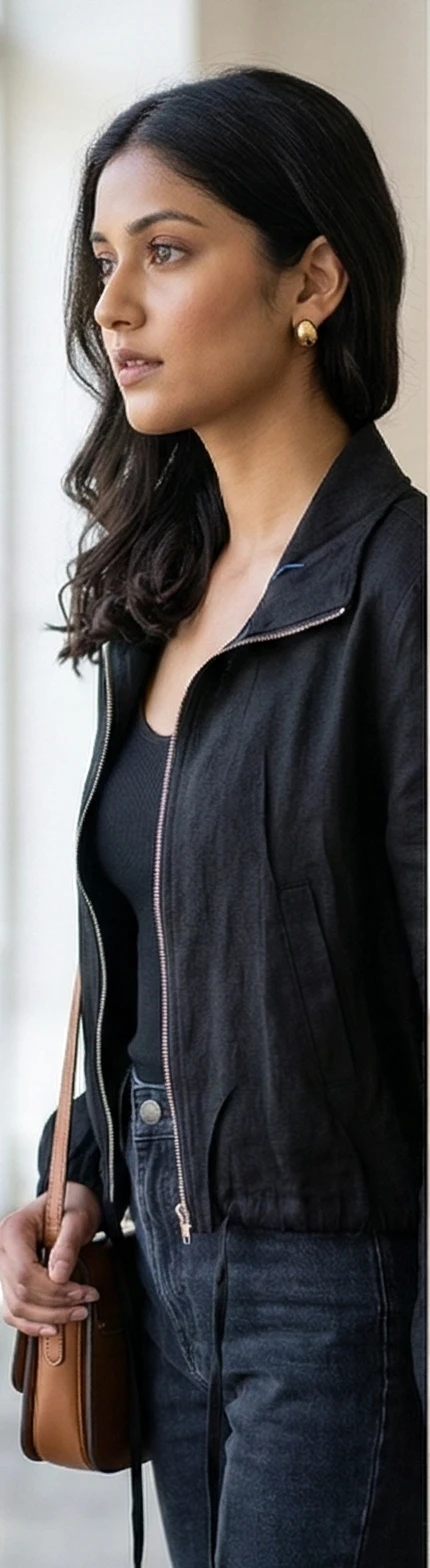 The Urban Utility Crop Jacket – Matte Black Outerwear