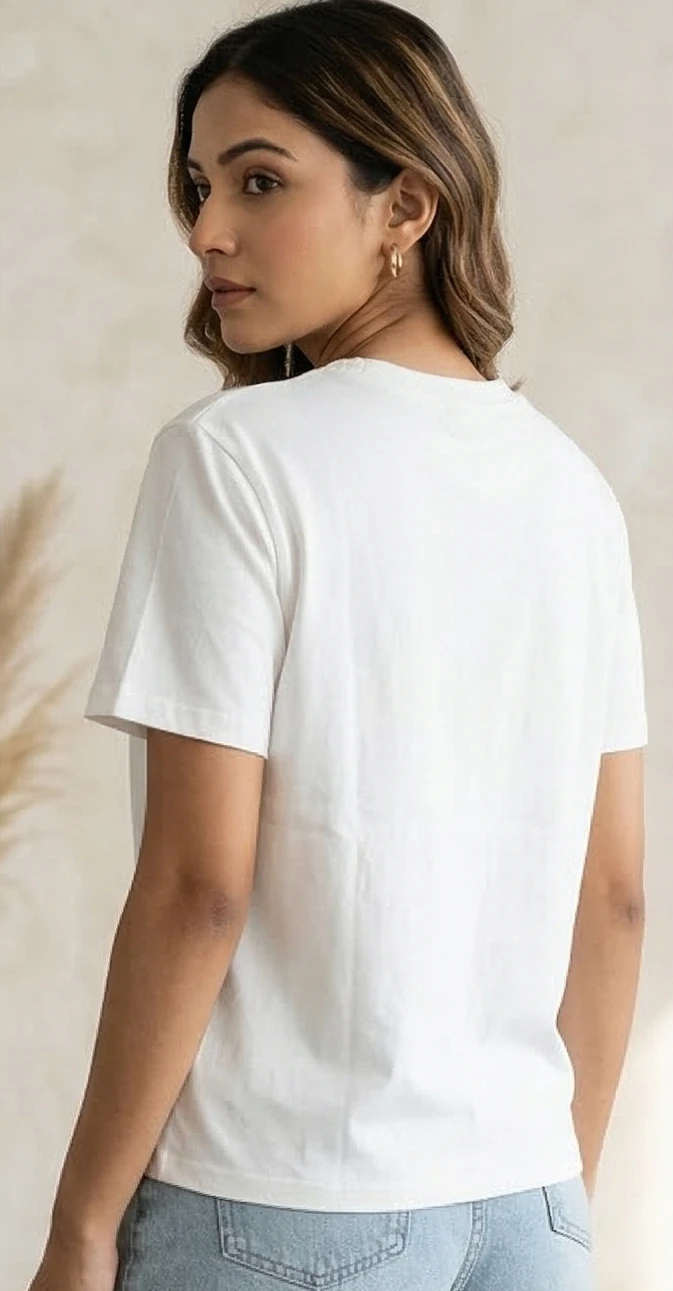 Women’s Pastel Kawaii Bear Print T-Shirt