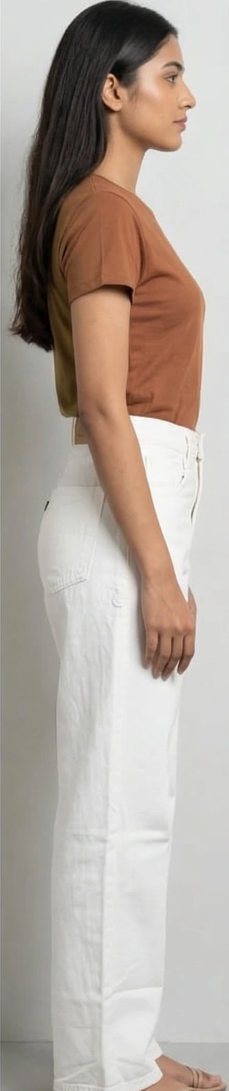 Women’s White Relaxed Straight Leg Jeans