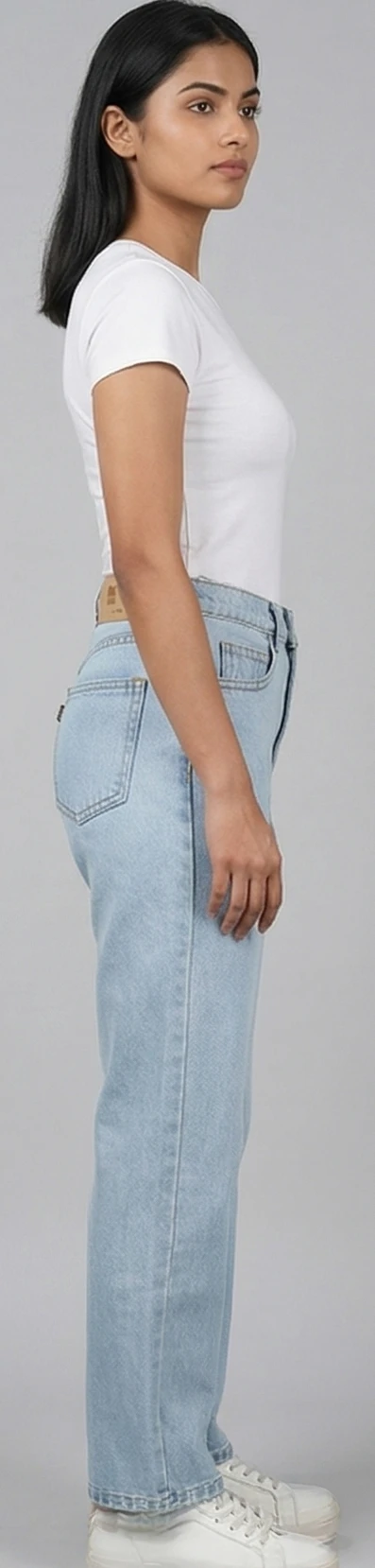 Classic Straight Fit Light Wash Jeans for Women