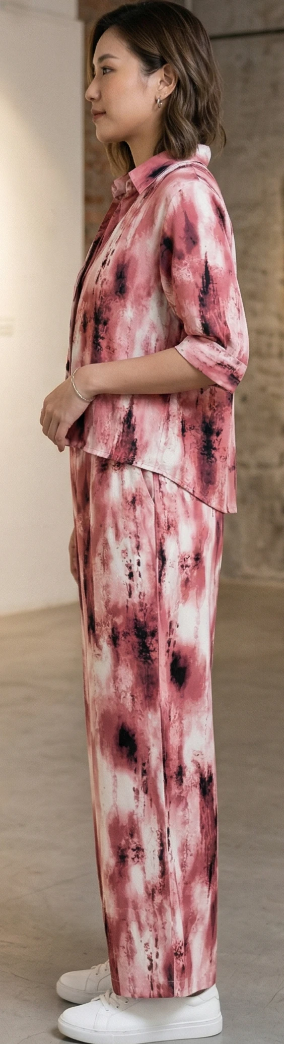 Women’s 2-Piece Abstract Print Coord Set