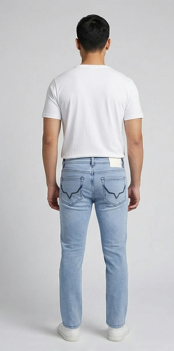 Men’s Signature V-Stitch Slim-Fit Jeans