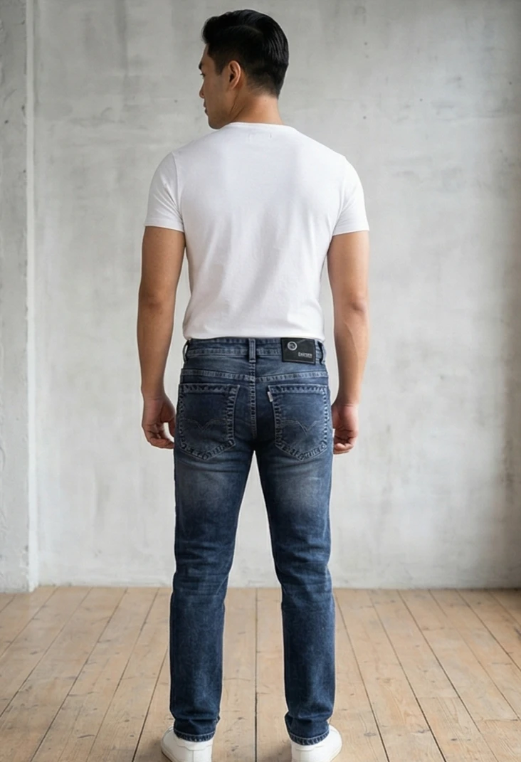 Men's Premium Dark Slim-Fit Jeans